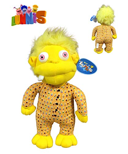 Lunnis - Peluche Lucho en pijama 17"/44cm Calidad Soft - Famosa 700002605 edición 2004