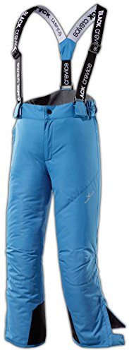 Black Crevice Skihose Pantalones de esquí, Unisex-Niño, Azul, 10 años (140 cm)