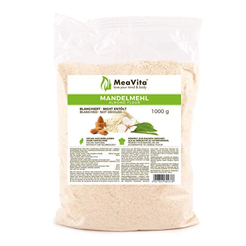 Meavita Harina De Almendras Natural, Blanqueada, En Bolsa, 1 Paquete (1 X 1000 g)