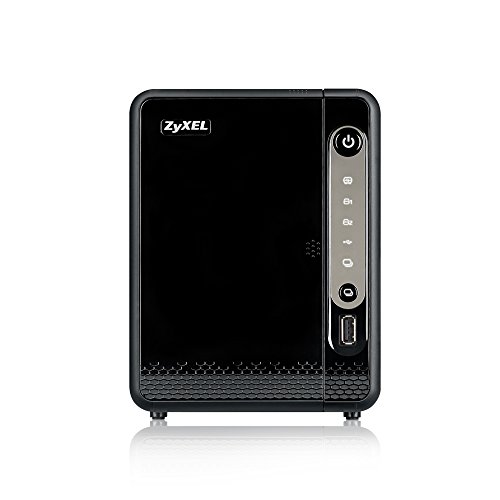 Zyxel Dispositivo de almacenamiento en red NAS [2 módulos] para el hogar con acceso remoto y transmisión multimedia [NAS326]