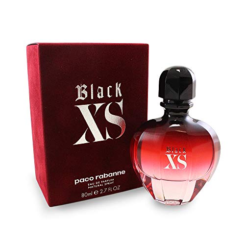 Paco Rabanne Black XS for Her 80ml Mujeres - Eau de parfum (Mujeres, 80 ml, Envase no recargable, Arándano, Tamarindo, Tamarind flower, Cranberries, Rosa, Violeta)