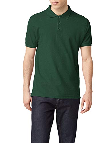 Fruit of the Loom Raglan Sleeve - Polo para hombre, color verde (bottle green), talla XX-Large