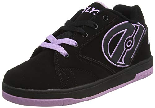 Heelys, Zapatillas para Niños, Negro (Black/Lilac), 35 EU