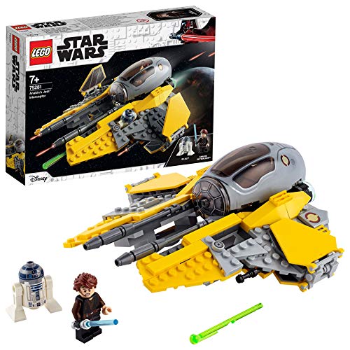 LEGO Star Wars TM Juguete Interceptor Jedi de Anakin con R2-D2, Multicolor (75281)