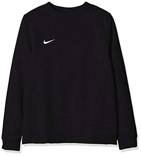 NIKE Y CRW FLC TM Club19 Sudadera, Niños, Black/White, L