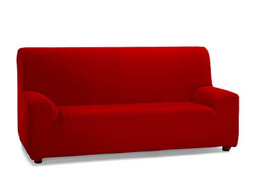 Martina Home Tunez - Funda elástica para sofá, Rojo, 2 Plazas (120-190 cm)
