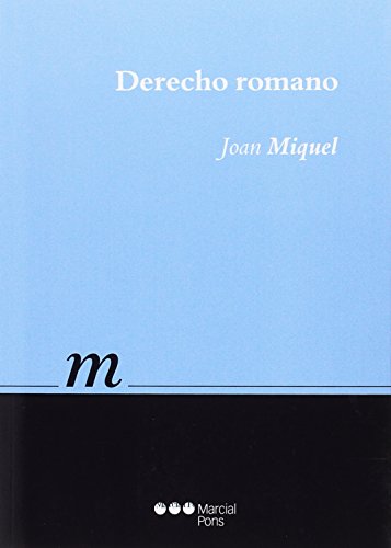 Derecho romano (Manuales universitarios)