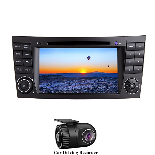 XISEDO Android 7.1 Autoradio 2 DIN Radio de Coche 7" Estéreo Navegación de Automóvil con Pantalla Táctil y Reproductor De DVD para Mercedes Benz E-W211/E200/E220/E240/E270/E280