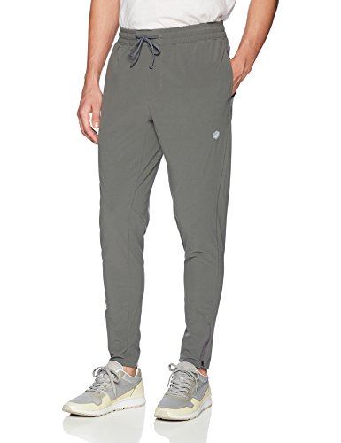 ASICS Pantalón de Pista Tejido para Hombre, Hombre, Pantalón de chándal Tejido, MB3505, Castlerock, L