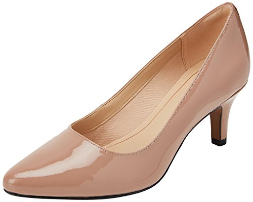 Clarks Isidora Faye, Zapatos de Tacón para Mujer, Beige (Nude Patent -), 40 EU