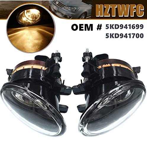 HZTWFC 2 Pcs OEM # 5KD941699 5KD941700 Luces antiniebla delanteras del parachoques delantero y derecho de 2 Pcs