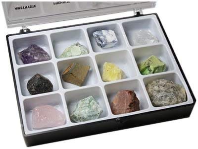 Minerales Crudos Cojea a 12 tipos de Piedras brutos de lithothérapie y de colección