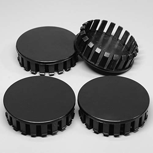 TAYDMEO 4Pcs 59mm / 56mm Tapacubos de Cubo de Rueda de Coche Universal Tapacubos Tapa de llanta Cubierta de Cubo de Rueda a Prueba de Polvo automática