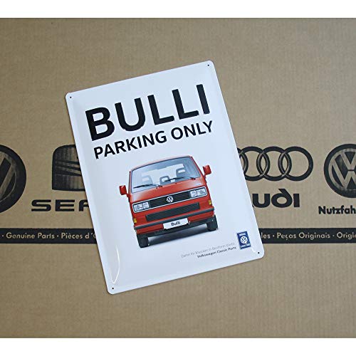 Volkswagen ZCP902907 Buddel-Bini Versand - Cartel Decorativo (Metal, 30 x 40 cm), diseño de Furgoneta