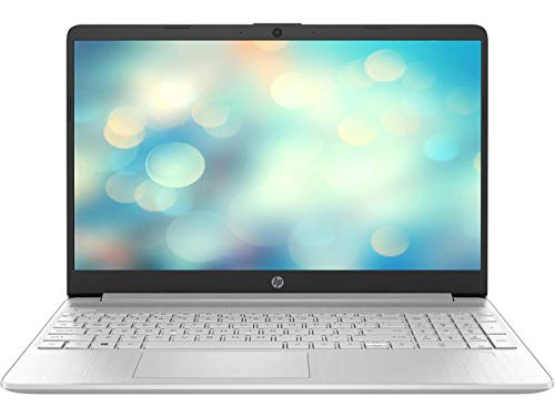 HP 15s-fq1157ns - Ordenador portátil de 15.6" FullHD (Intel Core i5-1035G1, 16 GB RAM, 512 GB SSD, Intel UHD, sin sistema operativo) plata - Teclado QWERTY Español