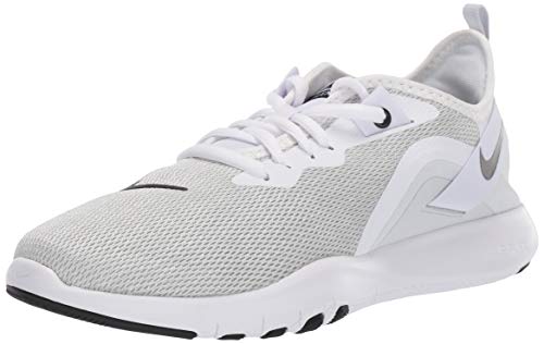 Nike Wmns Flex Trainer 9, Zapatillas de Deporte para Mujer, Multicolor (White/Black/Pure Platinum 000), 38.5 EU