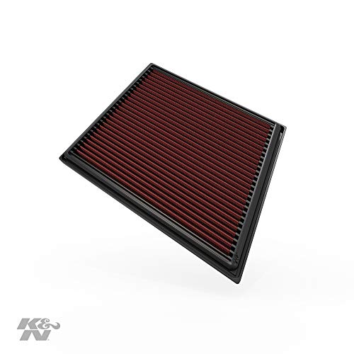 K&N 33-3025 Filtro de Aire Coche, Lavable y Reutilizable