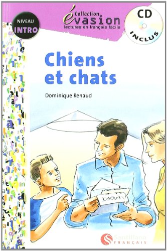 EVASION NIVEAU INTRO CHIENS ET CHATS + CD (Evasion Lectures FranÇais) - 9788429408782