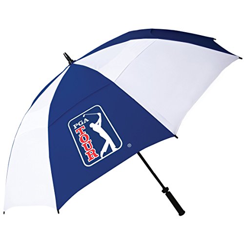 PGA Tour PGAT10 - Paraguas resistente al viento doble varilla de golf