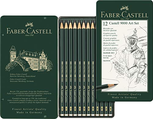Faber Castell 9000 - Set de 12 lápices para dibujo artístico