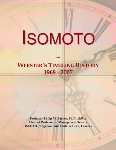 Isomoto: Webster's Timeline History, 1968 - 2007