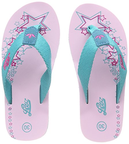 Lico Tao, Zapatos de Playa y Piscina para Niñas, Turquesa (Tuerkis/Pink Lot Tuerkis/Pink Lot), 33 EU