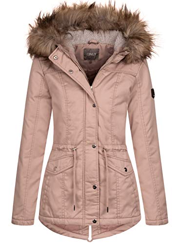 Only ONLKATIE Canvas Parka OTW Chaqueta, Color Gris, S para Mujer