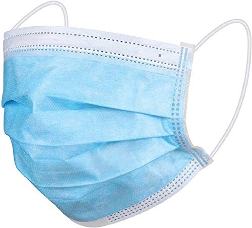 Homedics Mascarillas Médicas Desechables – Pack 50 unidades - 3 Capas Transpirables con Elástico para Los Oídos – Mascarillas IIR homologadas CE