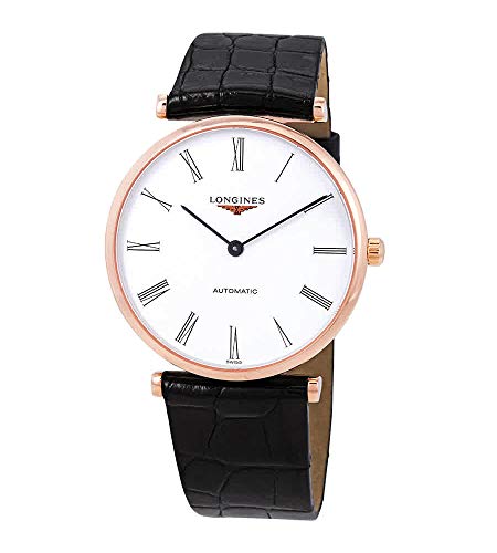 Longines La Grande L4.908.1.91.2 Reloj de Pulsera para Mujer, Esfera Blanca automática