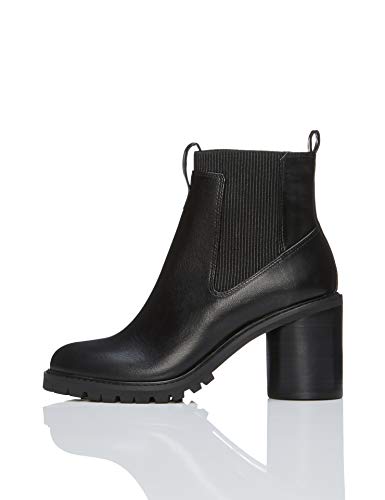 find. Chunky Botas Chelsea, Negro Black, 40 EU