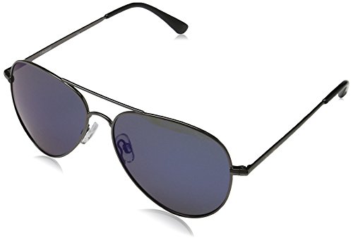 Polaroid P4139 KF S3T Gafas de sol, Azul (Gunmetal Dark Blue/Bluette Mirror Polarized), 58 Unisex Adulto