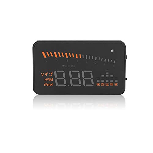 OBDII HUD Head Up Display Pantalla LED de 3 pulgadas Proyector con sistema de advertencia de velocidad para camiones de automóviles