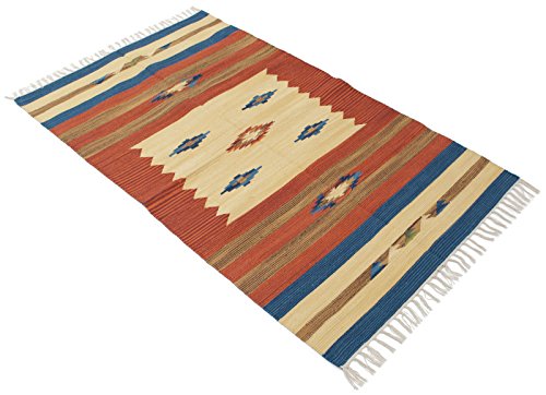 240x170 CM Original, Autentic Kilim Hecho a Mano Coton Indian #GalleriaFarah1970 …