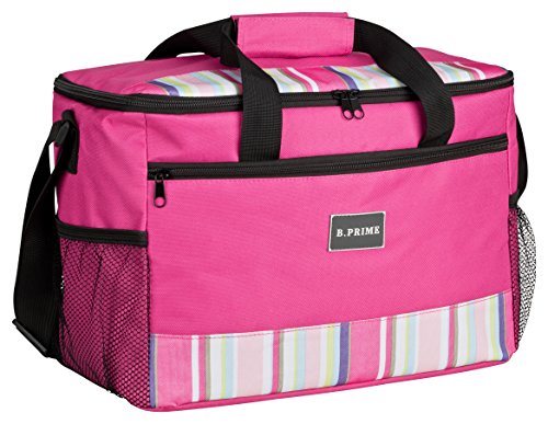 B.PRIME Classic Bolsa Nevera de 20l I 36 x 26 x 22 cm I Bolsa Aislante I Nevera para Picnic y Camping I Bolsa isotérmica para el Aire Libre I Viajes I Compra I Coche I Deportes