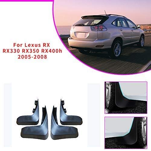 Delantera y trasera personalizados guardabarros, 4pcs barro guardabarros kits de la Guardia de la llamarada guardabarros moldeados/Set Auto moldeados Guardabarros for Lexus RX RX330 RX350 RX400h 200