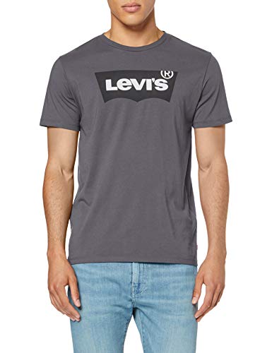 Levi's Housemark Graphic tee T-Shirt, Negro (Ssnl Hm Frge Iron 0248), M para Hombre
