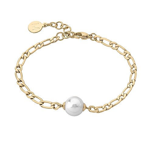 Majorica Pulsera cadena Mujer acero inoxidable - 15362.01.0.000.010.1