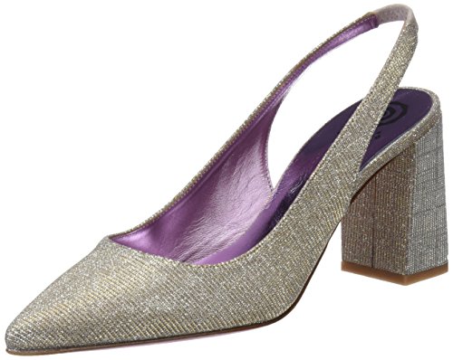 MASCARO 47170, Zapatos de tacón con Punta Cerrada para Mujer, Plateado (Galassia Plata), 37 EU