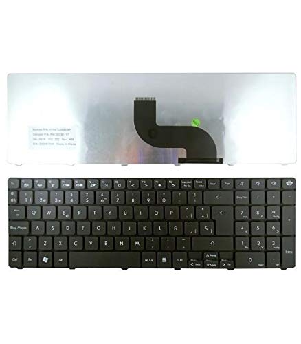 Portatilmovil Teclado Packard Bell EASYNOTE TK85 TK11 TM85 TM86 TM87 TM89 TM81 TE11BZ V104730DK2