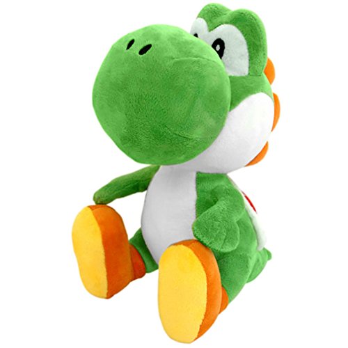 Super Mario (30cm) y Yoshi (27cm) ¡Peluche, Juguetes Suaves, Original, 2 Caracteres Disponibles! (Yoshi_Plush_27cm)