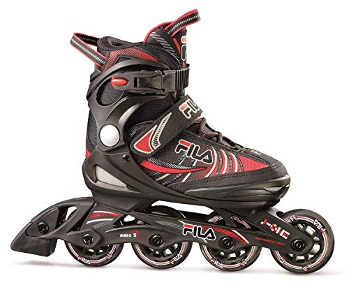 FILA SKATES J-One B/R Patines en Línea, Niños, Rojo/Negro, M