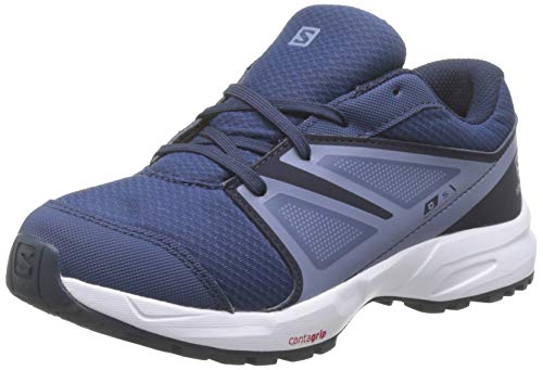 Salomon Sense CSWP J, Zapatillas de Senderismo Unisex Niños, Azul (Sargasso Sea/Navy Blazer/Flint Stone), 36 EU