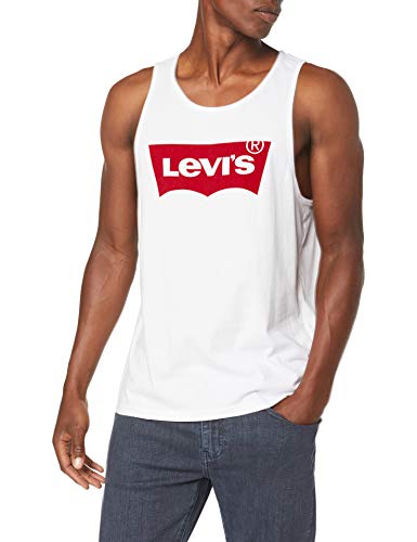 Levi's Graphic Top Camiseta Deportiva de Tirantes, Blanco (Hm Tank Ssnl White 0000), Large para Hombre