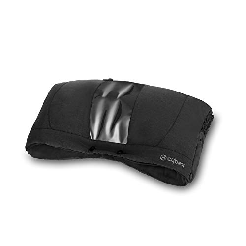Cybex Gold - Guantes con compartimento para smartphone, para CYBEX Cochecitos y Sillas de paseo, color negro
