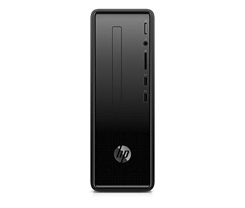 HP Slimline 290-a0006ns - Ordenador de sobremesa (AMD A4-9125, 8GB RAM, 256GB SSD, AMD Radeon R5, sin sistema operativo), color negro