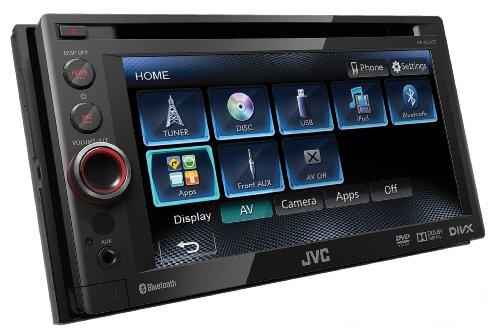 JVC KW-AV61BTE - Reproductor de DVD para coche de 200 W, (pantalla 6.1", Bluetooth, USB), negro