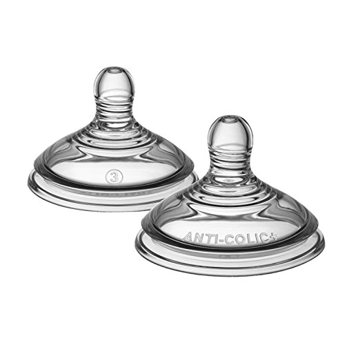 Tommee Tippee tetinas anticólicos avanzadas, flujo rápido, 6M +, 2 piezas