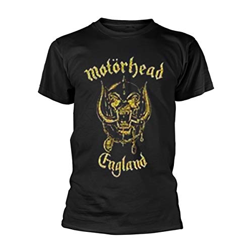 Collectors Mine England Classic Gold, Camiseta para Hombre, Negro XL