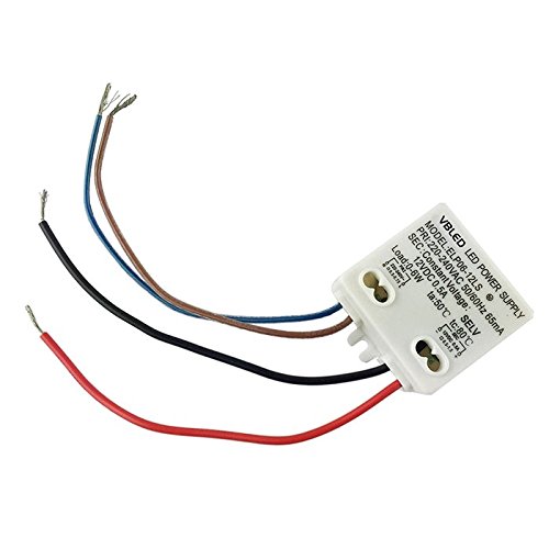 VBLED® - Mini transformador LED 12 V/DC, 0-6 W - Mini transformador/fuente de alimentación/Driver