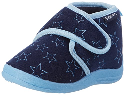 Playshoes Zapatillas Pastello, Pantuflas Unisex niños, Azul (Marine 11), 20/21 EU